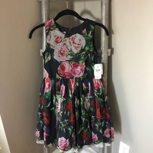 Girls Floral Dress size 10 NWT